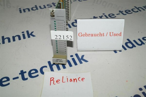 Reliance 812.53.00D Card Input 8125300D 24 VDC