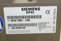 SIEMENS SIPAC 6EW1380-1AB Power Supply 6EW13801AB