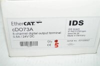 5 X IDS EtherCAT cD073A 8-channel digital output terminal