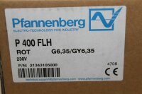 Pfannenberg P400 FLH Signalleuchte  rot  Blinkleuchte Blinklicht  21343105000