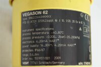 VEGA VEGASON 62 SN62.CXAGHKMXX Ultraschall Pegelmesser used