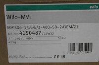 Wilo MVI 806-1/16/E/3-400-50-2/OEM/21 Vertikale Kreiselpumpe Wasserpumpe 4150487