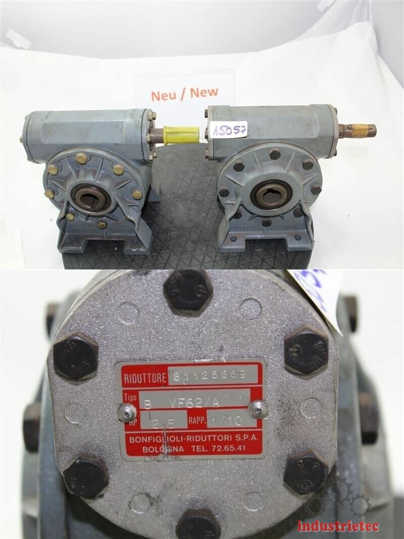 Bonfiglioli VF62/F Schneckengetriebe I=10 Getriebe Gearbox Getriebemo ...