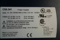 Puls Dimension CS5 Power Supply CS5.241 120/208/240VAC 1PH,24-28VDC, 5-4.3A