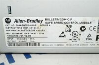 Allen-Bradley BULLETIN 2094 CIP SAFE SPEED CONTROL