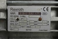 Rexroth 0,25 Kw 92 min  3 842 532 421 Elektromotor  3842532421 Drehstrommotor