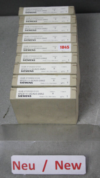 SIEMENS SINUMERIK DMP KOMPAKT 6FC511-0CA03-0AA0 , 6FC511-0CA03-0AA0