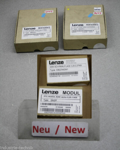 Lenze E82ZPE1 PTC KIT 8200 VECTOR 0,25-0,37KW  E82ZP MODUL , E82ZWEMI