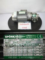 SPÖRK 0,18kW 140U/min Getriebemotor...