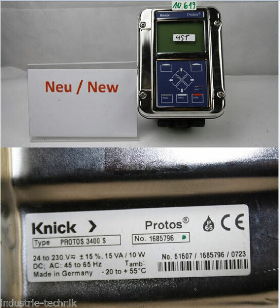 knick protos 3400 s  transmitter Messtechnik