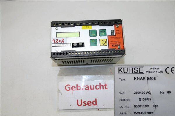 KUHSE KNAE 9408 UFV  current sensor network failure detection