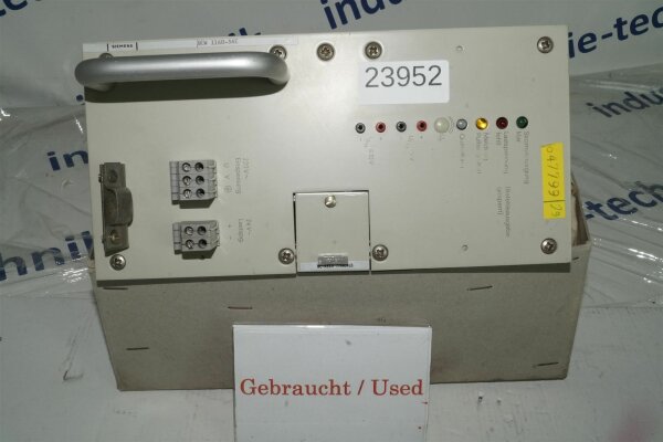 SIEMENS E220 G5/25 WRG Einbau- Netzgerät 6EW-1160-SAE