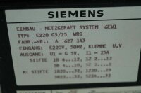 SIEMENS E220 G5/25 WRG Einbau- Netzgerät 6EW-1160-SAE