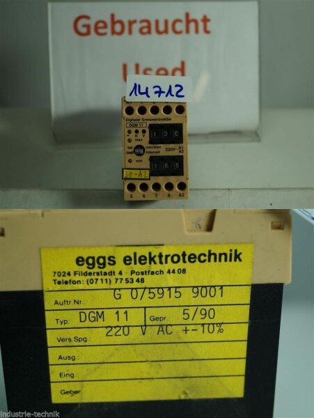 eggs DGM 11 digital Grenzwertmelder