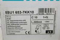 Siemens 5SU1 653-7KK10 Leitungsschalter Circuit Breaker 5SU1653-7KK10  C10 1+N