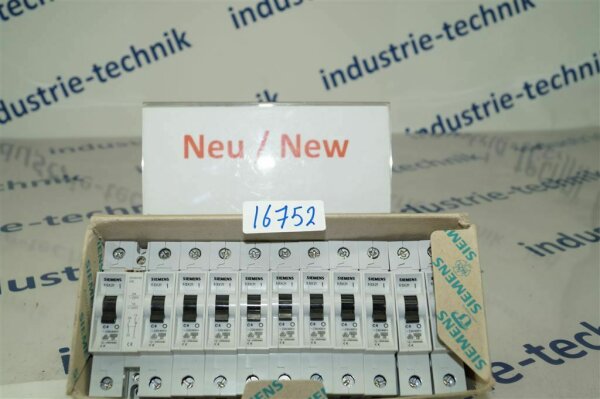 12 X Siemens 5SX2 104-7 Leistungsschalter 5SX2104-7  C4 Circuit Breaker 1P