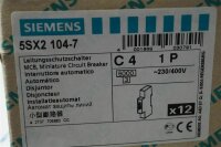 12 X Siemens 5SX2 104-7 Leistungsschalter 5SX2104-7  C4 Circuit Breaker 1P