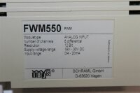 SCHRAML ANALOG INPUT FWM550 Modul