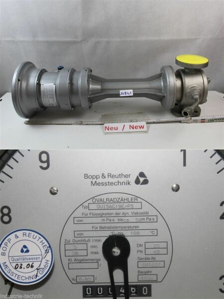 Bopp & Reuther OUI5AG19E/F5 OVALRADZÄHLER IMPULSGEBER AG19