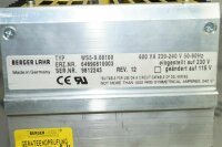 Berger Lahr Servo Motor Controller WS5-9.08100    64690810003   WS5-908100