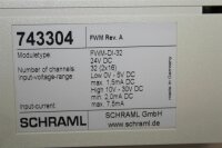 SCHRAML FWM-DI-32 24V DC 743304 Modul
