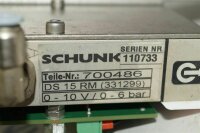 Schunk DS 15 RM 331299 pneumatische Schwenkeinheit Drehmodul  700486