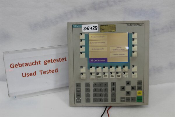 SIEMENS SIMATIC 6AV6 542-0BB15-2AX0 Touch Panel 6AV65420BB152AX0