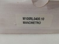 Glogar M105RL0400.10 Manometro