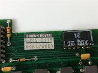 Brown Boveri GJR5 2119 00R1/80B4 Modul Karte