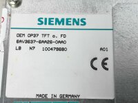 SIEMENS SIMATIC OP37 6AV3637-6AA26-0AA0 Panel 6AV36376AA260AA0