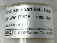 M & C CLF-5/W PVDF Flüssigkeitspartikel - Filter