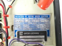 Ratiotrol SCR-101 DC Motor Speed Control 800142