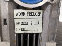 Worm 0,37 kw 92 min NMRv040  Getriebemotor Gearbox
