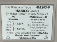 HAMEG HM203-5 Oszilloskop HM2035
