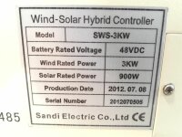 Sandi Electric SWS-3KW Wind-Solar Hybrid Controller