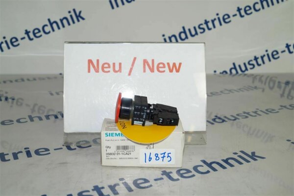 Siemens 3SB32 01-1CA21 Drucktaster 3SB3201-1CA21 DRUCK-ZUG-SCHALTER