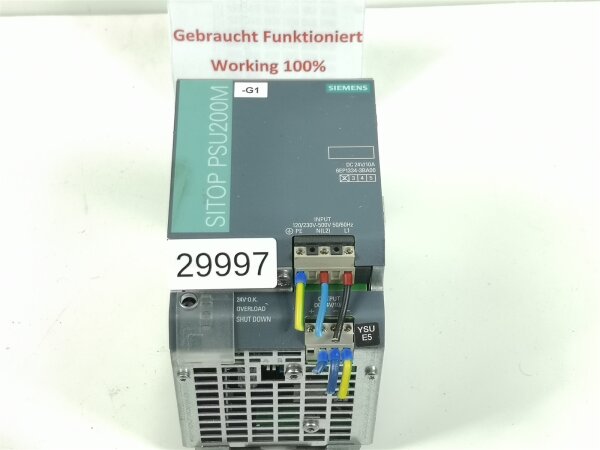 SIEMENS SITOP PSU200M 6EP1334-3BA00 Power Supply 6EP13343BA00