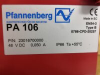 Pfannenberg PA 106 Alarmgeber Schallgeber 23016700000