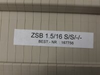 Weidmüller ZSB 1.5/16 S/S/-/- BASISKLEMMBLOCK 167756