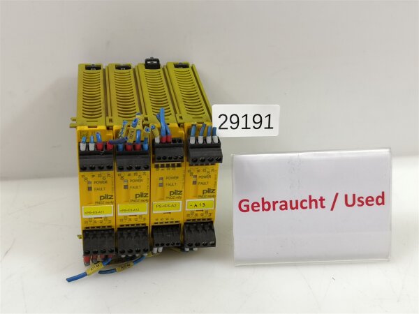 4x pilz PNOZ mo4p Erweiterungsmodul 773536