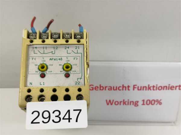 DSL- electronic AFW140-G001 Unter/Überfrequenzwächter AFW140G001