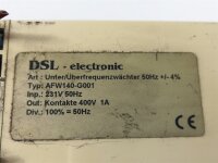 DSL- electronic AFW140-G001 Unter/Überfrequenzwächter AFW140G001