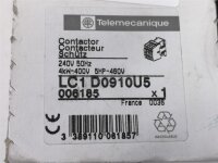 Telemecanique LC1D0910U5 Contactor Schütz 006185