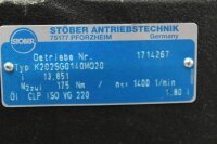 Stöber K202SG0140M020 Getriebe i=13   Kegelradgetriebe