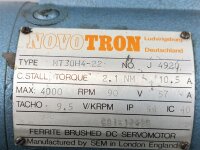 NOVOTRON MT30H4-22 Dc Servomotor MT30H422