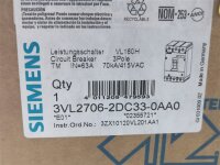 Siemens 3VL2706-2DC33-0AA0 Leistungsschalter