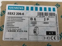 SIEMENS 5SX2 206-6 Leitungsschutzschalter 5SX2206-6