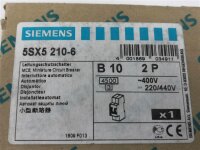 SIEMENS 5SX5 210-6 Leitungsschutzschalter 5SX5210-6