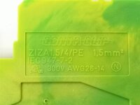 CONTA-CLIP ZIZA1,5/4/PE Potentialverteiler Klemme 3537,2  Initiatorenklemme/Aktorenklemme, Zugfederanschluss