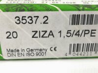 CONTA-CLIP ZIZA1,5/4/PE Potentialverteiler Klemme 3537,2  Initiatorenklemme/Aktorenklemme, Zugfederanschluss